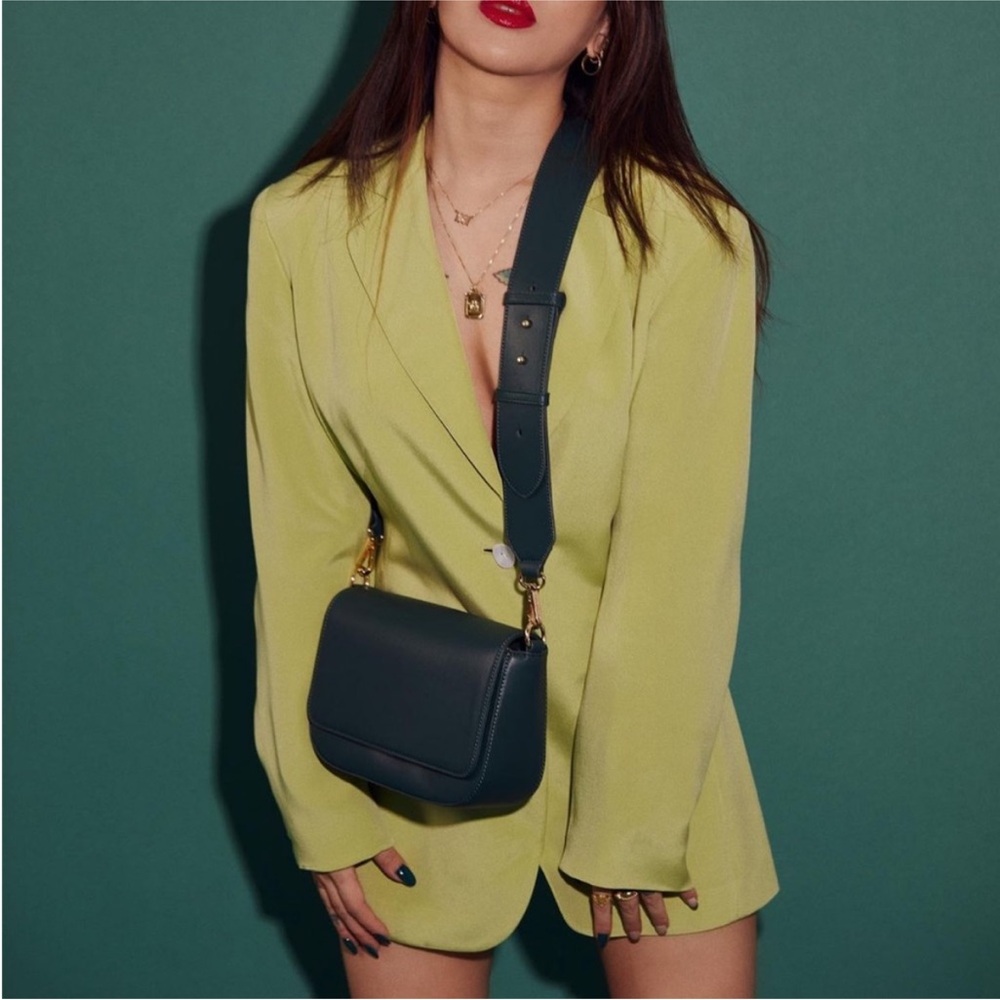 Samara x Claire Emerald Green Crossbody Bag